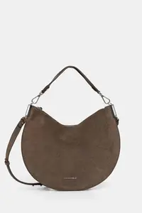 Coccinelle geantă crossbody pentru femei din piele întoarsă COCCINELLESUNUP SUEDE