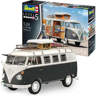 Macheta VW T1 Camper Van Revell scara 1:24