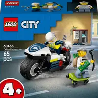 Constructor LEGO City - Urmărire cu motocicletă de către poliție (60455)