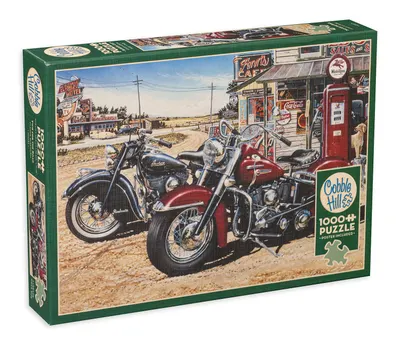 Puzzle Cobble Hill din 1000 de piese - Amandoi pe drum, Lance Russwurm