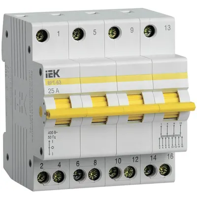 Comutator trei pozitii VRT-63 4P 25A