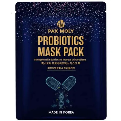 Masca tip servetel cu probiotice, 25ml, Pax Moly