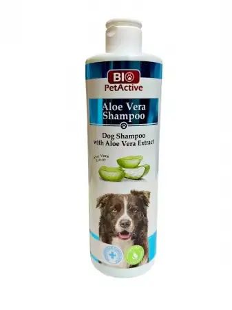 Sampon pentru caini, Bio PetActive Aloe Vera Shampoo Dogs, 400 ml