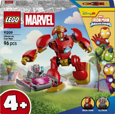 Constructor LEGO Marvel Super Heroes - Ultron împotriva Omului de Fier (11209)