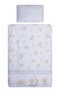 Lenjerie patut cu 4 piese 140x70 cm Ursuleti 016