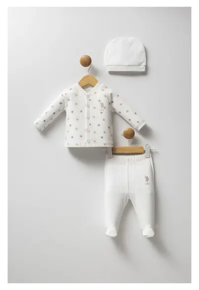 Set trei piese 49875 - Alb