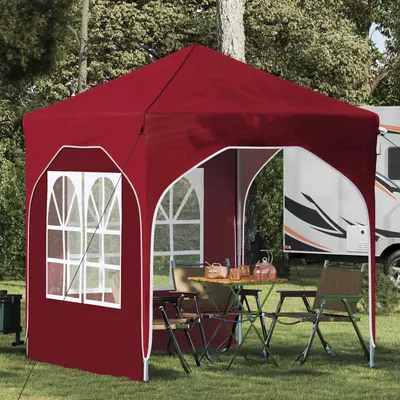 vidaXL Cort de Petrecere Pop-up 192 x 192 x 245 cm Burgundy