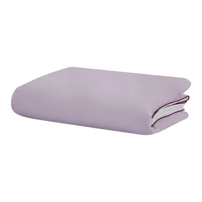 Husă de pilotă mov lavandă din bumbac satinat pentru pat dublu 200x200 cm Oba – noo.ma