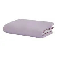 Husă de pilotă mov lavandă din bumbac satinat pentru pat de o persoană 140x200 cm Oba – noo.ma