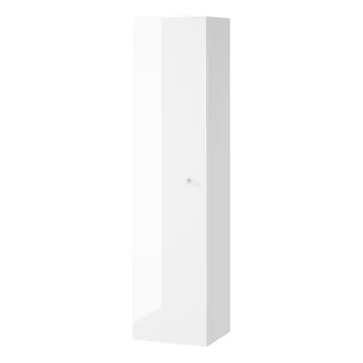 Dulap baie suspendat Cersanit Larga, o usa, 160 cm, alb, montat