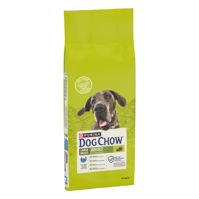 Hrana uscata pentru caini Dog Chow Adult, Talie Mare, Curcan, 14 Kg 14kg