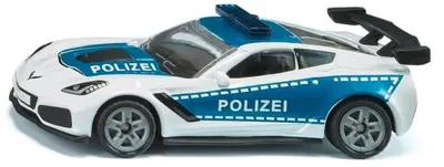 Mașinuță din metal Siku - Chevrolet Corvette Zr1 Police