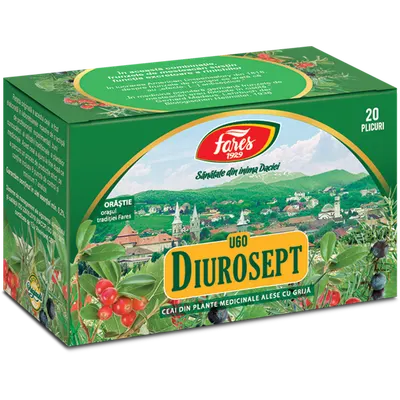 Diurosept, U60, ceai la plic, Fares | 20 plicuri