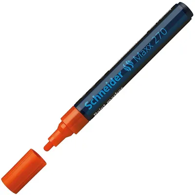Marker permanent Schneider Maxx 270 - 3 mm, portocaliu