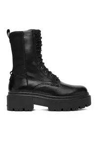 Ghete dama CEO-WB-ADELA-02 - Piele naturala - Negru -