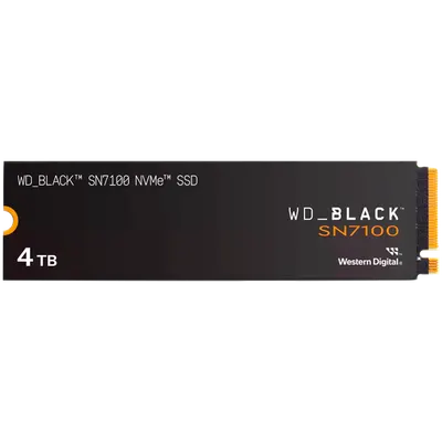SSD WD Black SN7100 4TB M.2 2280 PCIe Gen4 x4 NVMe, Read/Write: 7000/6700 MBps, IOPS 900K/1350K, TBW: 2400