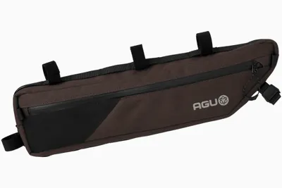 Geantă de cadru pentru bicicletă Venture, maro, cu elemente reflectorizante
