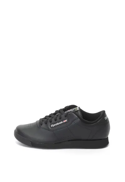 Pantofi sport de piele peliculizata Princess - Negru