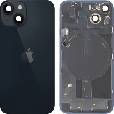 Capac Baterie Apple iPhone 14, Negru (Midnight), Swap