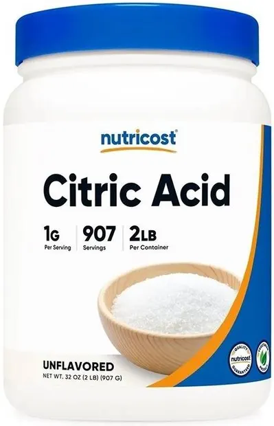 Citric Acid, 907 g, Nutricost