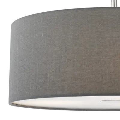 Lampa suspendata Ronda 60cm 3 Light Pendant Slate Grey With diffuser