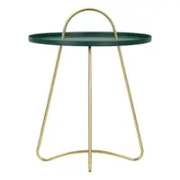 Măsuță auxiliară rotundă din metal ø 45 cm Grent – Mauro Ferretti