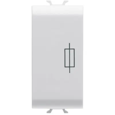 Portfuzibil 16A 250V 1 modul Gewiss Chorus GW10491, alb
