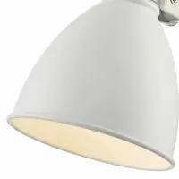 Corp de iluminat tip spot Frederick Single Wall Spotlight White Satin Chrome