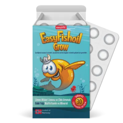 Easy FishOil Grow pentru copii, Ropharma | 30 comprimate masticabile