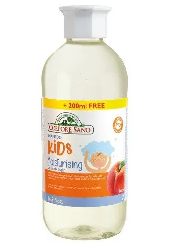 Sampon cu extract de piersica pentru copii Corpore Sano 500 ml