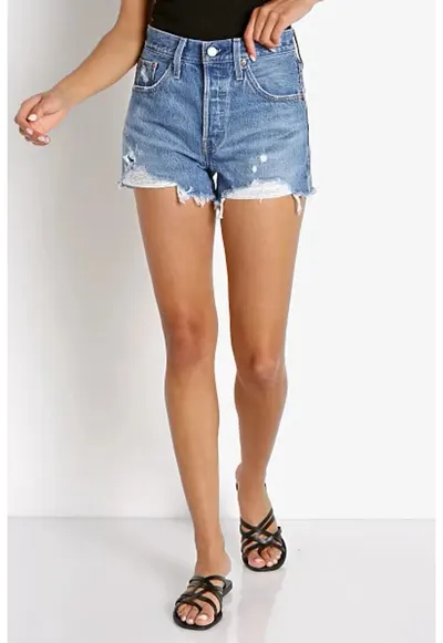 Blugi dama scurti Levi`s 56327 24 US Albastru