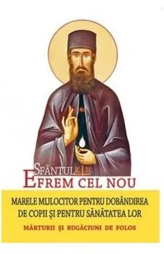 Sfantul Efrem Cel Nou, Marele Mijlocitor Pentru Dobandirea De Copii Si Pentru Sanatatea Lor