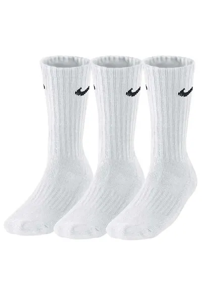 Sosete unisex 3 PPK Value Cotton Crew - Alb