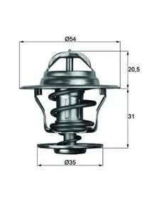 Termostat Lichid Racire (71 C) Potrivit Volvo V40; Audi 100 C4, 80 B1, 80 B2, 80 B3, 80 B4, A6 C4, Cabriolet B3, Coupe B2, Coupe B3; Opel Ascona B, Frontera A, Manta B, Rekord E 1.0-2.4 07.73-