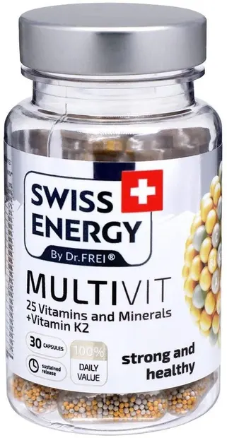 Multivit, 30 capsule, Swiss Energy