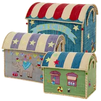 Set de 3 cosuri pentru jucarii - Circ