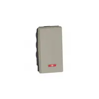 Intrerupator cap scara Arteor - cu indicator - 10 AX 250 V~ - 1 module - champagne