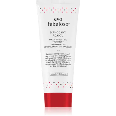 EVO Fabuloso Colour Boosting Treatment balsam pentru a evidentia culoarea parului culoare Mahogany 220 ml