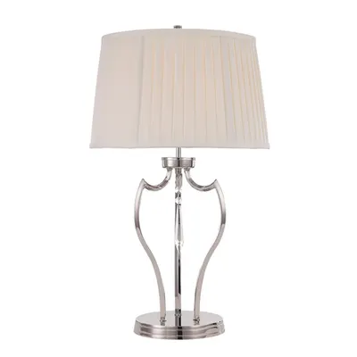 Veioza Pimlico 1 Light Table Lamp – Polished Nickel