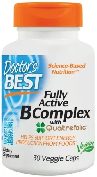 Fully Active B Complex, 30 capsule, Doctor's Best