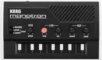 Sintetizator cu bandă Korg - Monotron, analogic, negru