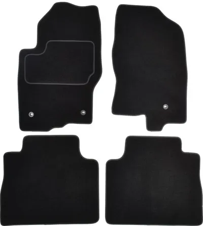 Covorase auto (set, velur, 4 bucati, culoare negru) NISSAN NP300 NAVARA dupa 2010