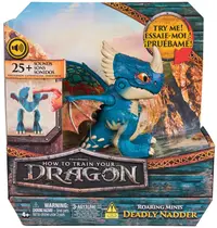 Mini dragon interactiv DreamWorks Dragons - Daddly Nadder, cu 25 de sunete
