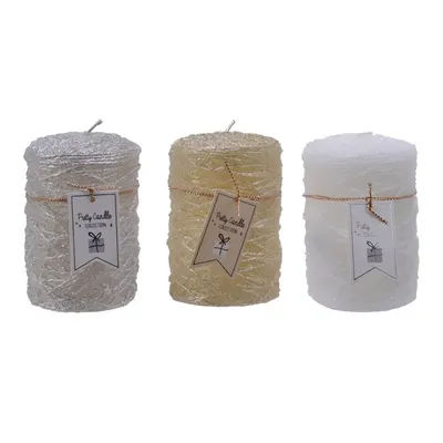 Lumanare - Wax Pillar with Ribbon and Tag- mai multe culori