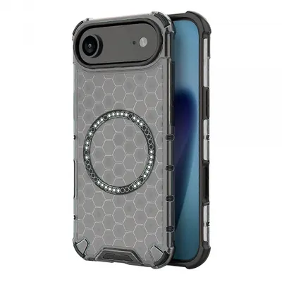Husa MagSafe pentru Apple iPhone 17 Air, Techsuit, HoneyComb Shield, Neagra