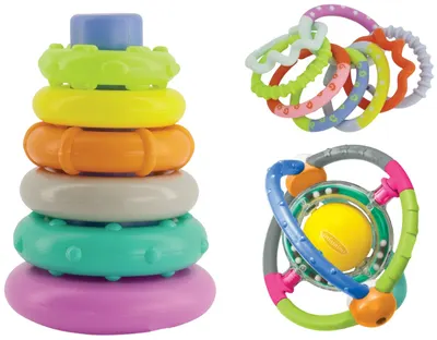 Set senzorial Infantino - Cutie de bucurie, 15 piese