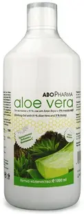 Aloe Vera, cu miere, 1000 ml, Abo Pharma