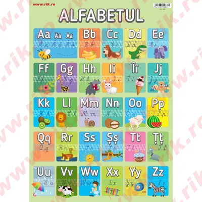 Plansa alfabet A4