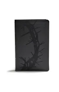 KJV Giant Print Reference Bible, Charcoal Leathertouch