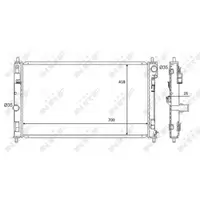Radiator, racire motor NRF 59089